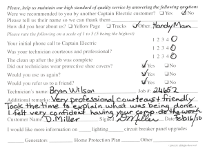 Customer comment card - 24652